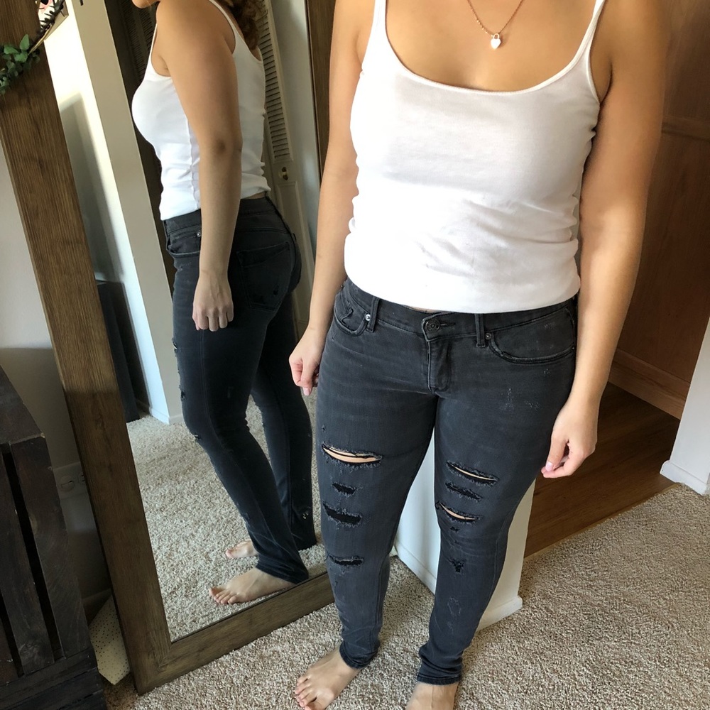 Express Skinny Ripped Jegging - Picture 7 of 8